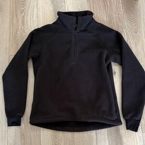 Wooly Doodle 1/4 zip fleece sweater - XS